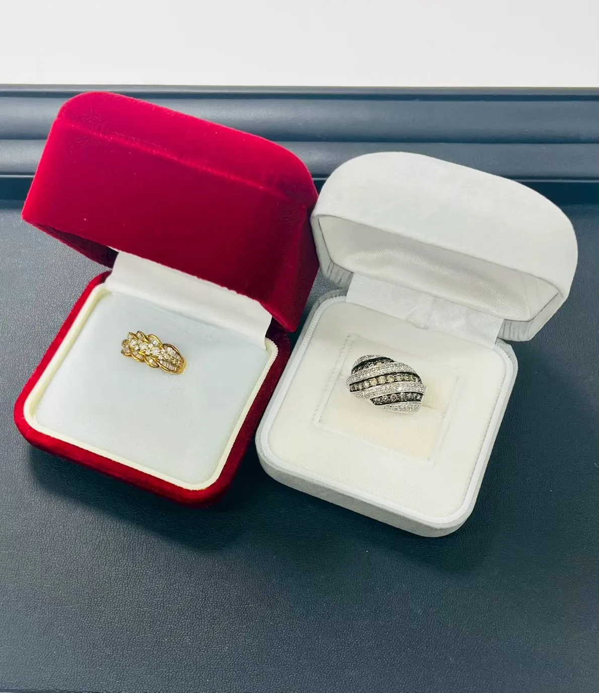 ゴールドやプラチナのダイヤモンドリングをお買取させていただきました💎✨