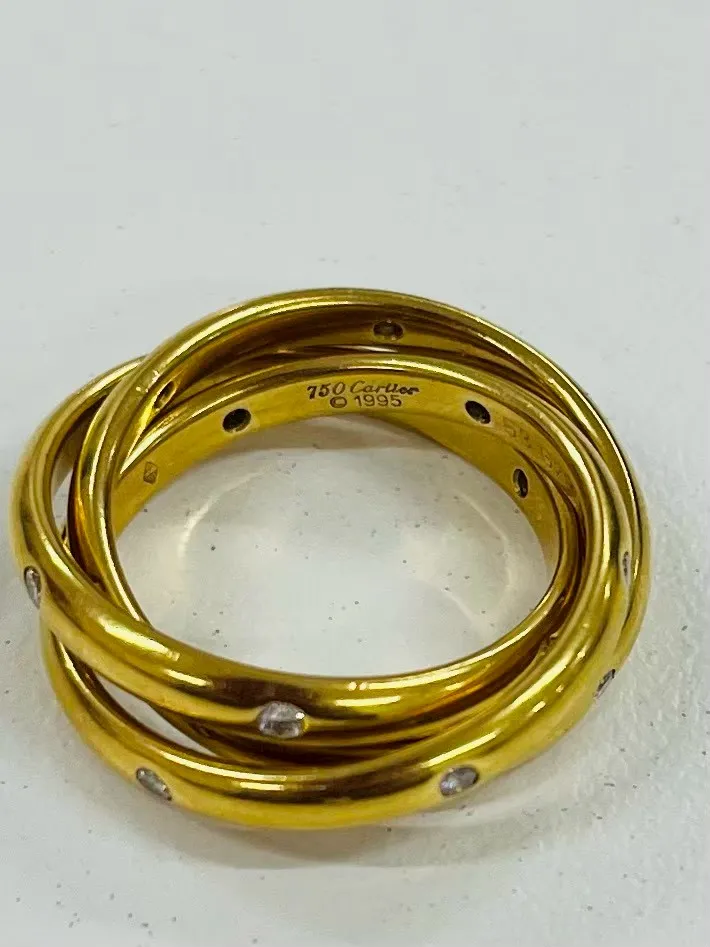 Cartierトリニティリングをお買取りさせていただきました✨