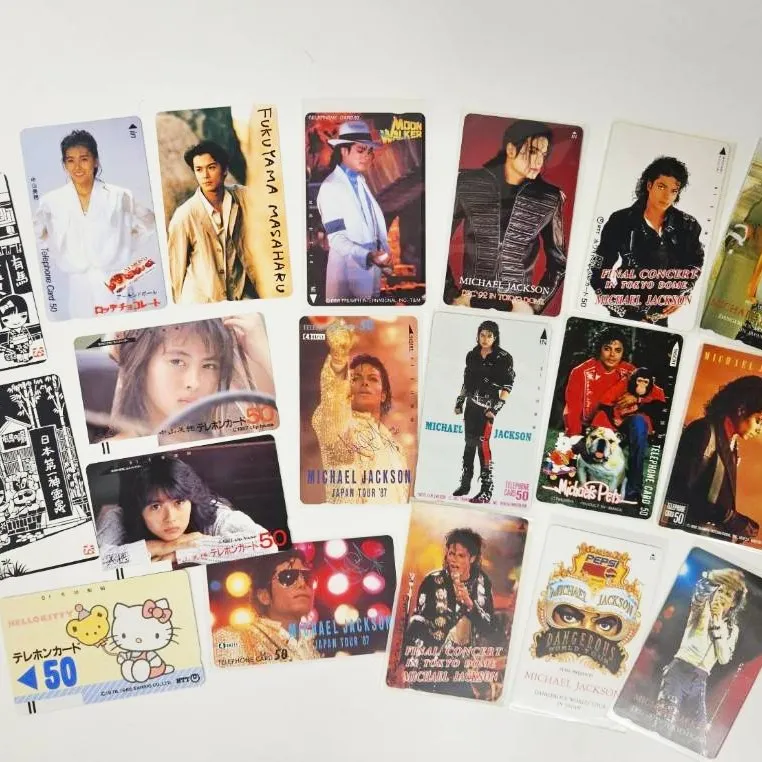 マイケルジャクソンのテレカなど たくさんお買取りさせていただきました💃✨